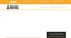 Desktop Screenshot of eastcoastmoving.com