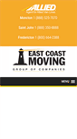 Mobile Screenshot of eastcoastmoving.com